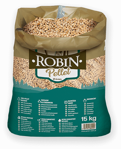 worek pelletu opałowego Robin do kupienia w Pelplinie lub sklepie internetowym